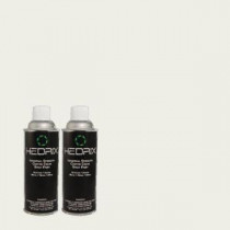 Hedrix 11 oz. Match of 750E-1 Steam White Low Lustre Custom Spray Paint (2-Pack) - 750E-1