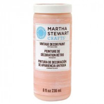 Martha Stewart Crafts Vintage Decor 8 oz. Cantaloupe Matte Chalk Finish Paint - 33539