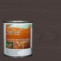 NewDeck 1 gal. Water-Based Black Walnut Infrared Reflective Wood Stain - 1GNDCS405