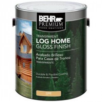BEHR Premium 1-gal. Clear Gloss Finish Log Cabin Home - 01501