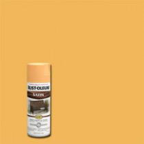 Rust-Oleum Stops Rust 12 oz. Protective Enamel Satin Amber Spray Paint (Case of 6) - 250896