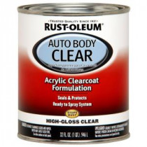 Rust-Oleum Automotive 1 qt. Auto Body Clear Coat Paint (Case of 2) - 253522