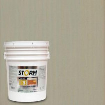 Storm System 5 gal. Seacoast Gray Exterior Semi-Solid Dual Dispersion Wood Finish - 345C122-5