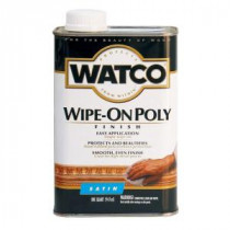 Watco 1 qt. Satin Wipe-On Polyurethane (Case of 6) - 68141
