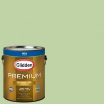 Glidden Premium 1-gal. #HDGG46 Miami Grass Satin Latex Exterior Paint - HDGG46PX-01SA