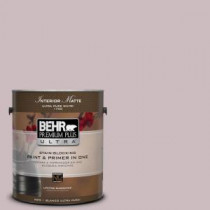 BEHR Premium Plus Ultra 1-gal. #100E-3 Pastel Violet Flat/Matte Interior Paint - 175401