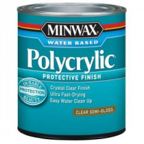 Minwax 1 qt. Semi-Gloss Polycrylic Protective (4-Pack) - 64444444