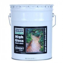 The Cement Store 5 gal. Porous Concrete and Masonry Water Repellent with Wear Coat - Black Label High Gloss