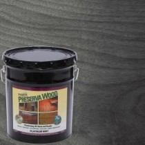 Preserva Wood 5 gal. Oil-Based Platinum Mist Penetrating Stain and Sealer - 40512
