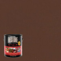 Rust-Oleum Restore 1 gal. Solid Acrylic Water Based Chocolate Exterior Stain - 47025