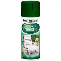 Rust-Oleum Specialty 12 oz. Forest Green Paint for Plastic Textured Spray Paint (Case of 6) - 223718