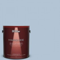BEHR MARQUEE 1 gal. #MQ5-50 Opal Waters One-Coat Hide Matte Interior Paint - 145001