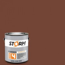 Storm System Category 4 1 gal. Melted Chocolate Matte Exterior Wood Siding 100% Acrylic Latex Stain - 412C163-1