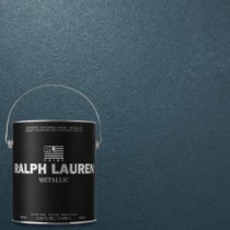 Ralph Lauren 1 gal. Rich Blue Silver Metallic Specialty Finish Interior Paint - ME113