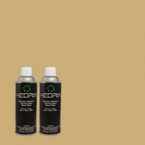 Hedrix 11 oz. Match of 366 Olive Branch Gloss Custom Spray Paint (2-Pack) - G02-366