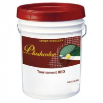 Plush 5 gal. Tournament Red Recreational Surface Coating - 32001