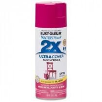 Rust-Oleum Painter's Touch 2X 12 oz. Magenta Satin General Purpose Spray Paint (Case of 6) - 283188