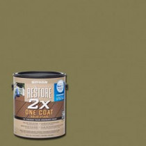 Rust-Oleum Restore 1 gal. 2X Sage Solid Deck Stain with NeverWet - 291408