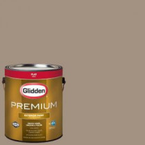 Glidden Premium 1-gal. #HDGWN25D Wright Stone Tan Flat Latex Exterior Paint - HDGWN25DPX-01F