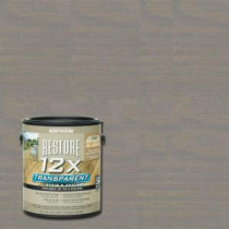 Rust-Oleum Restore 1 gal. 12X Transparent Weathered Gray Stain and Sealant - 291633