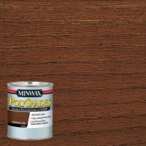 Minwax 1 qt. PolyShades Mission Oak Gloss Stain and Polyurethane in 1-Step (4-Pack) - 614850444