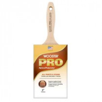 Wooster Pro 4 in. Nylon/Polyester Flat Brush - 0H21140040