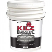 KILZ MAX 5-gal. White Water-Based Interior Primer, Sealer and Stain-Blocker - L200205