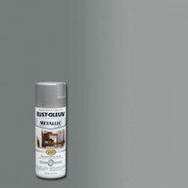 Rust-Oleum Stops Rust 11 oz. Matte Nickel Protective Enamel Metallic Spray Paint (Case of 6) - 7277830