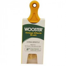 Wooster 2 in. Vintage Effects Bristle Angle Brush - 0H32250020