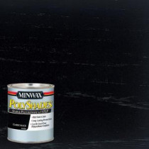 Minwax PolyShades 1-qt. Classic Black Gloss Stain and Polyurethane in 1-Step (4-Pack) - 614950444