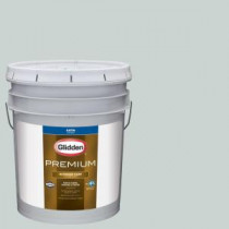 Glidden Premium 5-gal. #HDGCN19U Grey Leaf Satin Latex Exterior Paint - HDGCN19UPX-05SA