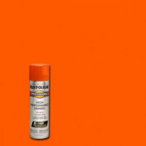 Rust-Oleum Professional 15 oz. Gloss Safety Orange Spray Paint (Case of 6) - 7555838