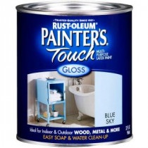 Rust-Oleum Painter's Touch 32 oz. Ultra Cover Gloss Blue Sky General Purpose Paint (Case of 2) - 1924502