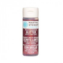Martha Stewart Crafts 2-oz. Tourmaline Multi-Surface Glitter Acrylic Craft Paint - 32171