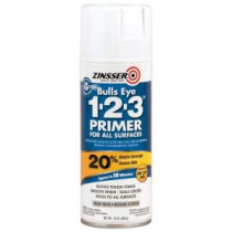 Zinsser 13 oz. Bulls Eye 1-2-3 White Oil Based Interior/Exterior Primer and Sealer Spray (Case of 6) - 2008