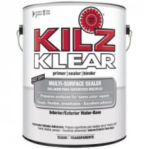 KILZ KLEAR 1-gal. Water-Based Multi-Surface Interior/Exterior Primer and Sealer - L220101