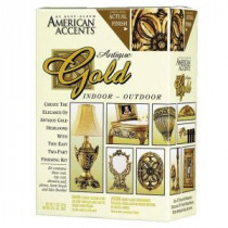 Rust-Oleum American Accents 2-Part Antique Gold Decorative Finishing Kit (Case of 3) - 7981955