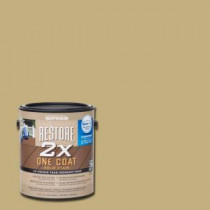 Rust-Oleum Restore 1 gal. 2X Camel Solid Deck Stain with NeverWet - 291299