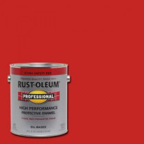 Rust-Oleum Professional 1 gal. Safety Red Gloss Protective Enamel (Case of 2) - K7764402