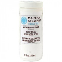 Martha Stewart Crafts Vintage Decor 8 oz. Wedding Cake Matte Chalk Finish Paint - 33519