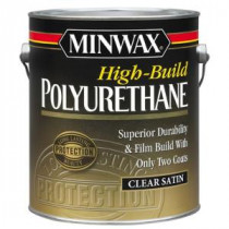 Minwax 1 gal. Satin High-Build Polyurethane (2-Pack) - 71092