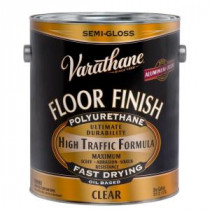 Varathane 1 gal. Clear Semi-Gloss 275 VOC Oil-Based Floor Finish Polyurethane (Case of 2) - 242607
