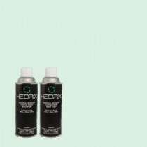 Hedrix 11 oz. Match of 1B48-1 Jade Sheen Low Lustre Custom Spray Paint (2-Pack) - 1B48-1