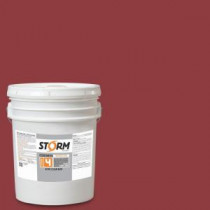 Storm System Category 4 5 gal. Spilled Wine Matte Exterior Wood Siding 100% Acrylic Latex Stain - 412C169-5