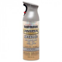 Rust-Oleum Universal 11 oz. All Surface Metallic Satin Nickel Spray Paint and Primer in One (Case of 6) - 249130
