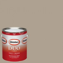 Glidden DUO 1-gal. #HDGWN38 Heron Grey Flat Latex Interior Paint with Primer - HDGWN38-01F