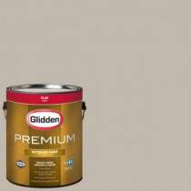 Glidden Premium 1-gal. #HDGWN36D Silver Clamshell Flat Latex Exterior Paint - HDGWN36DPX-01F