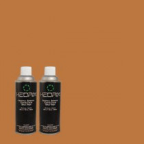 Hedrix 11 oz. Match of PMD-41 Copper Mine Low Lustre Custom Spray Paint (2-Pack) - PMD-41