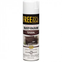 Rust-Oleum Stops Rust 12 oz. Protective Enamel Satin White 25% More Free Bonus Size Spray Paint (6-Pack) - 272162