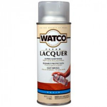 Watco 11.25 oz. Clear Satin Lacquer Wood Finish Spray (Case of 6) - 63281